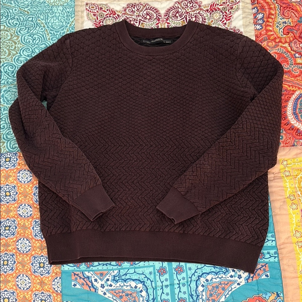 ALLSAINTS cozy long sleeved sweatshirt